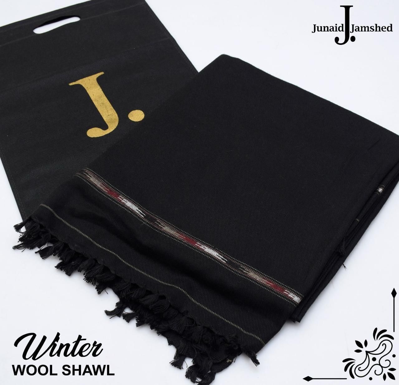 Bonanza Satrangi Mens Winter Shawl ♦️♦️ 08 Black